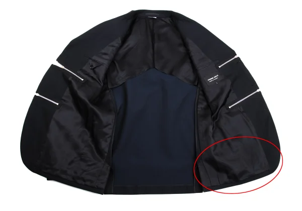 COMME des GARCONS HOMME DEUX Front Zip Detail Jacket K-162104_014