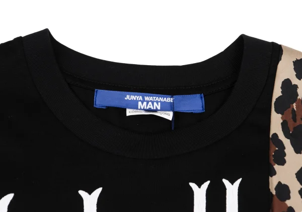 JUNYA WATANABE MAN Silk Scarf Docking Band T-shirt K-162105_004