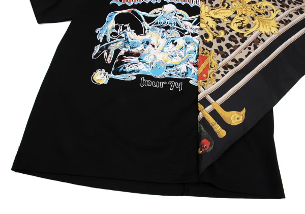 JUNYA WATANABE MAN Silk Scarf Docking Band T-shirt K-162105_009
