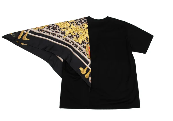 JUNYA WATANABE MAN Silk Scarf Docking Band T-shirt K-162105_012