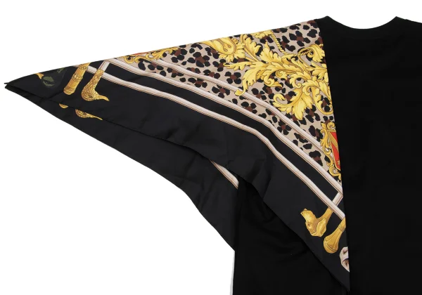 JUNYA WATANABE MAN Silk Scarf Docking Band T-shirt K-162105_013
