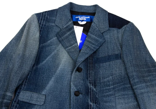 JUNYA WATANABE MAN Mesh Lining Denim Tailored Jacket K-162106_002