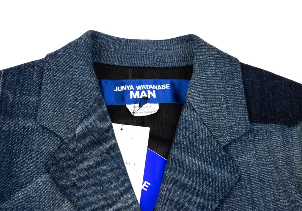 JUNYA WATANABE MAN Mesh Lining Denim Tailored Jacket K-162106_003