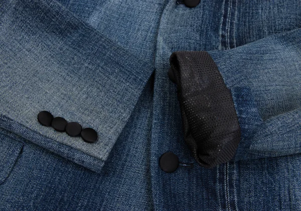 JUNYA WATANABE MAN Mesh Lining Denim Tailored Jacket K-162106_007