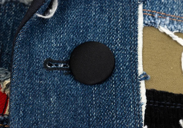 JUNYA WATANABE MAN Patchwork Denim Coat K-162107_006