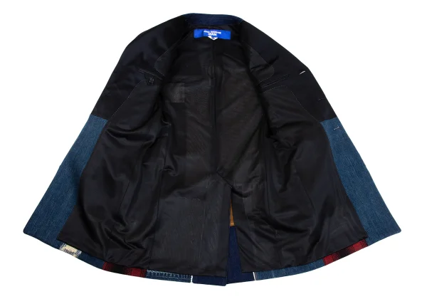 JUNYA WATANABE MAN Patchwork Denim Coat K-162107_014
