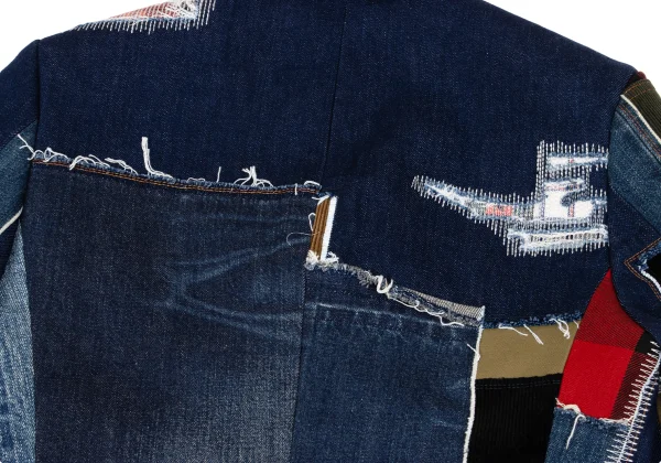 JUNYA WATANABE MAN Patchwork Denim Coat K-162107_016