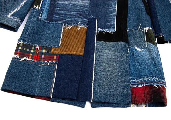 JUNYA WATANABE MAN Patchwork Denim Coat K-162107_017