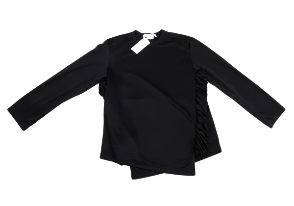 COMME des GARCONS Poly Side Frill T-shirt K-162108_002