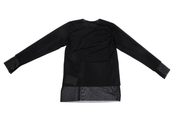 COMME des GARCONS Poly Mesh Layered T-shirt K-162109_012
