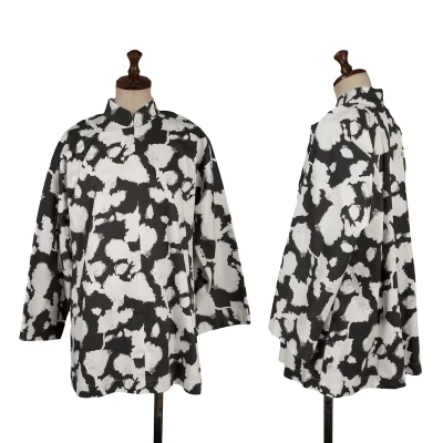 COMME des GARCONS Printed Snap Button Chinese Jacket