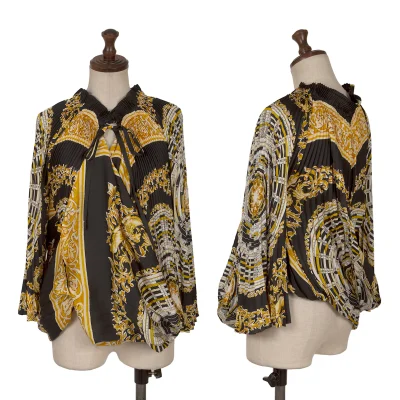 JUNYA WATANABE Scarf Print Pleated Blouse