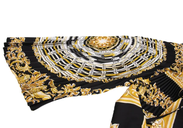 JUNYA WATANABE Scarf Print Pleated Blouse K-162115_005