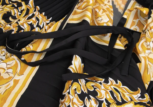 JUNYA WATANABE Scarf Print Pleated Blouse K-162115_008