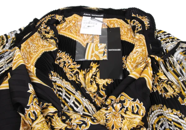 JUNYA WATANABE Scarf Print Pleated Blouse K-162115_009