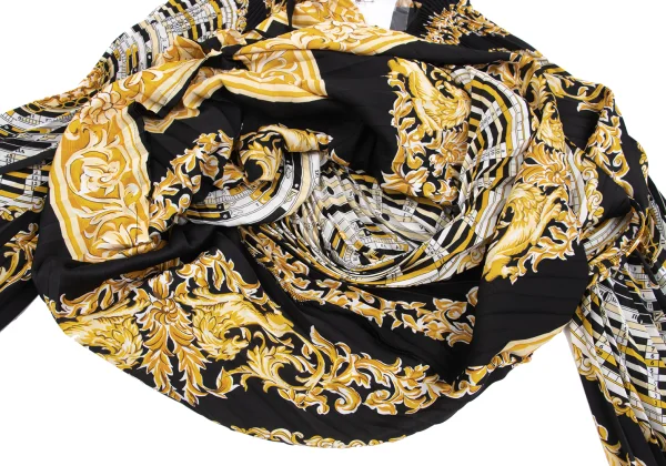 JUNYA WATANABE Scarf Print Pleated Blouse K-162115_011
