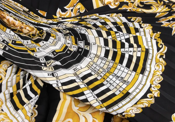 JUNYA WATANABE Scarf Print Pleated Blouse K-162115_014