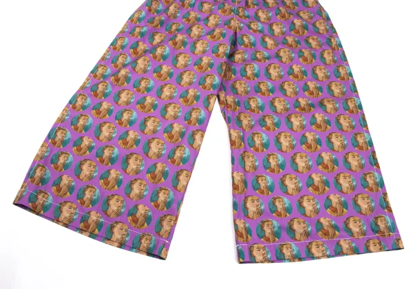 tao×Tove Jansson Dot Smoking Girl Print Wide Pants K-162117_005