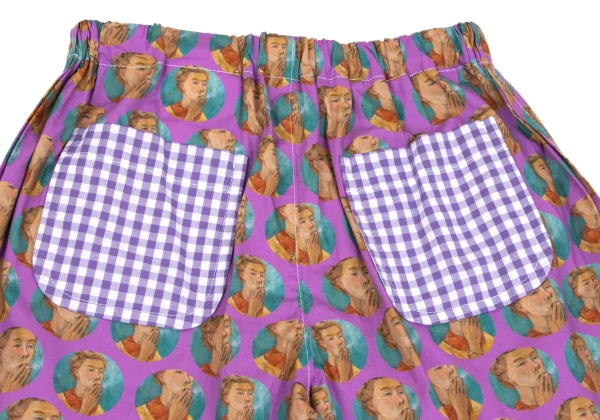 tao×Tove Jansson Dot Smoking Girl Print Wide Pants K-162117_008