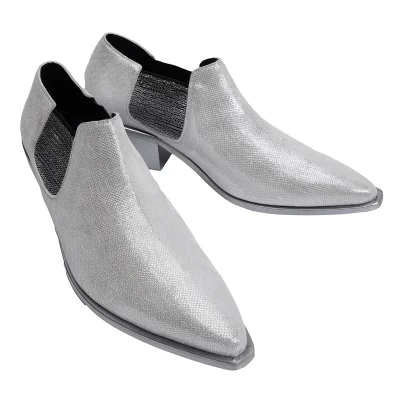 JUNYA WATANABE Glitter Leather Side Gore Heel Shoes