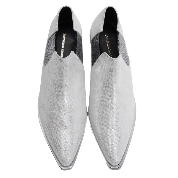 JUNYA WATANABE Glitter Leather Side Gore Heel Shoes K-162120_002