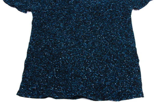 ISSEY MIYAKE me Marble Print Stretch Pleats High-neck T-shirt K-162122_005