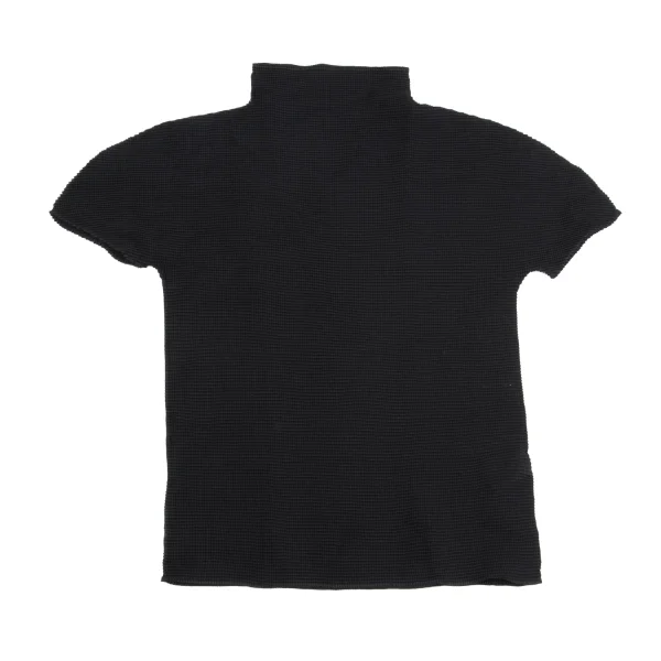 ISSEY MIYAKE me Stretch Pleated High Neck T Shirt K-162125_002