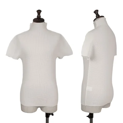 ISSEY MIYAKE me Stretch Pleats Turtle Neck T Shirt