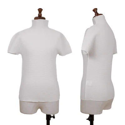 ISSEY MIYAKE me Stretch Pleats High-neck T-shirt