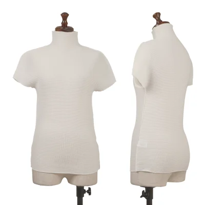 ISSEY MIYAKE me Stretch Pleated High Neck T-shirt