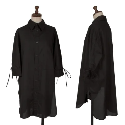 Y's Cotton Shirred Sleeve Design Blouse