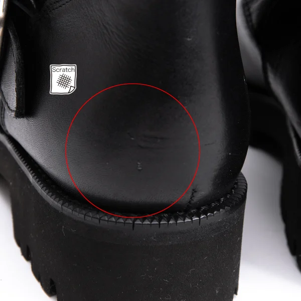 Y's Belted Leather Boots K-162138_009