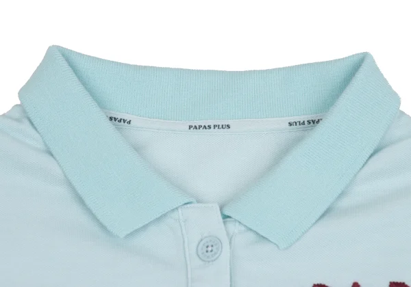 PAPAS PLUS GOLF Poly Blend Embroidered Patch Polo Shirt K-162139_003