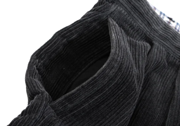 Papas Cotton Check Lining Corduroy Pants K-162140_004