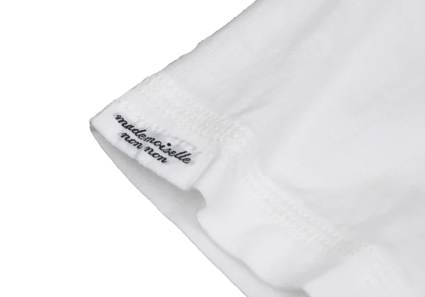 Mademoiselle NON NON Color Stone Decorated Stretch T Shirt K-162143_006