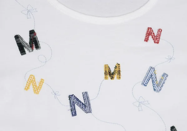 Mademoiselle NON NON MN Patch Sequin Embroidery T Shirt K-162144_004