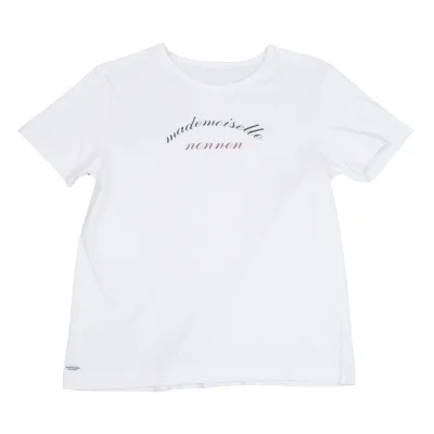 Mademoiselle NON NON Cotton Logo Printed T Shirt
