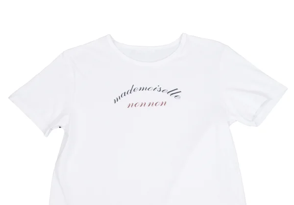 Mademoiselle NON NON Cotton Logo Printed T Shirt K-162145_002