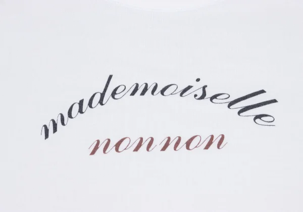 Mademoiselle NON NON Cotton Logo Printed T Shirt K-162145_004