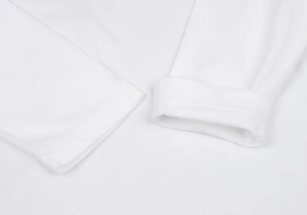Mademoiselle NON NON Cotton Logo Embroidered Zip Neck T Shirt K-162147_011