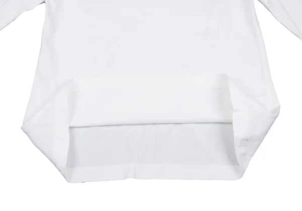 Mademoiselle NON NON Cotton Logo Embroidered Zip Neck T Shirt K-162147_015