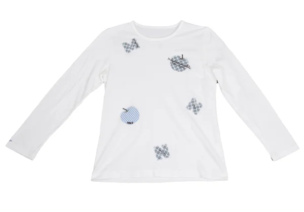Mademoiselle NON NON Cotton Apple Patch T Shirt K-162148_002