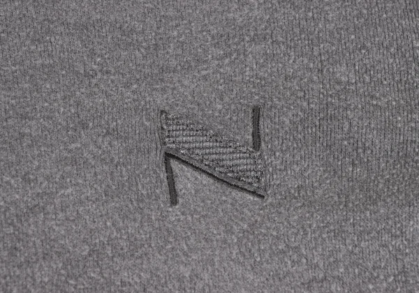 Mademoiselle NON NON Acrylic Blend Logo Embroidery Fleece Top K-162150_005