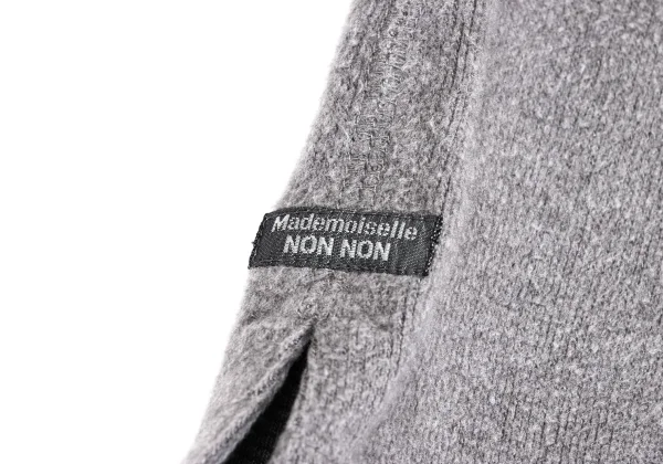 Mademoiselle NON NON Acrylic Blend Logo Embroidery Fleece Top K-162150_009