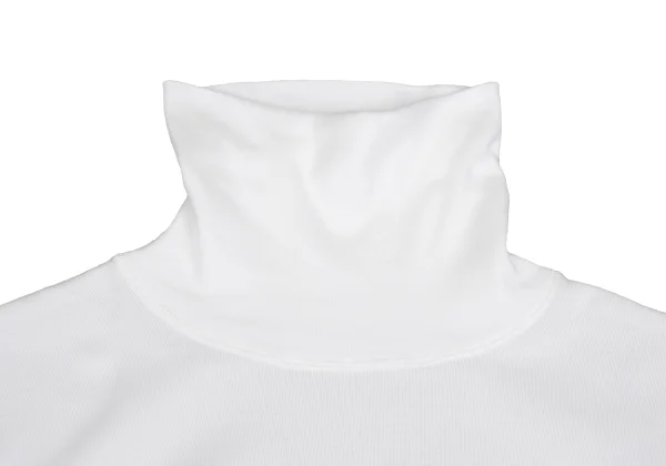 Mademoiselle NON NON Cotton Point Embroidery Turtleneck Top K-162151_005