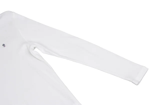 Mademoiselle NON NON Cotton Point Embroidery Turtleneck Top K-162151_007
