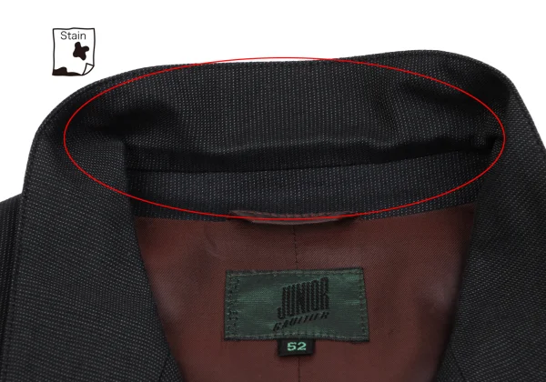 JUNIOR GAULTIER Cotton Rayon Pinstripe Jacket K-162154_005