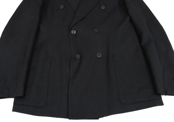 JUNIOR GAULTIER Cotton Rayon Pinstripe Jacket K-162154_010