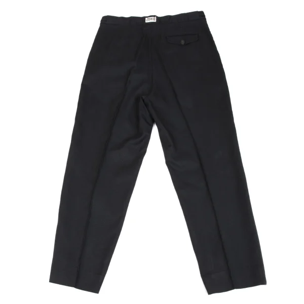 JUNIOR GAULTIER Nylon Cotton Pinstripe Tuck Pants K-162155_014