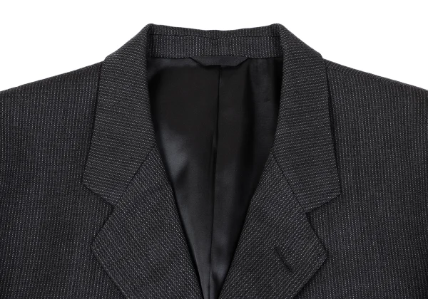 Yohji Yamamoto DURBAN A.A.R Wool Stripe 3B Jacket K-162158_003